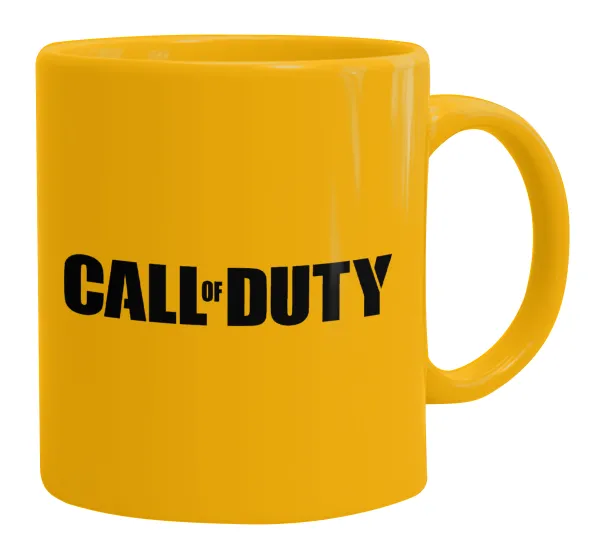 Call of Duty — Ceramic coffee mug yellow, 330ml