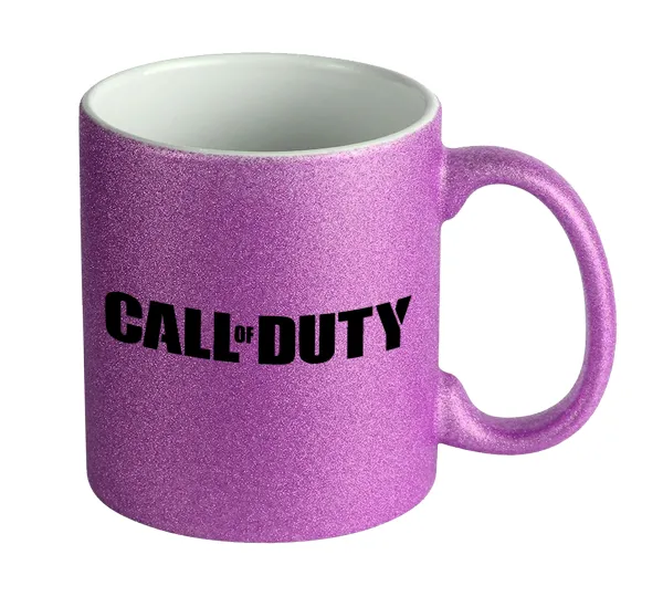 Call of Duty — Κούπα Μωβ Glitter που γυαλίζει, κεραμική, 330ml