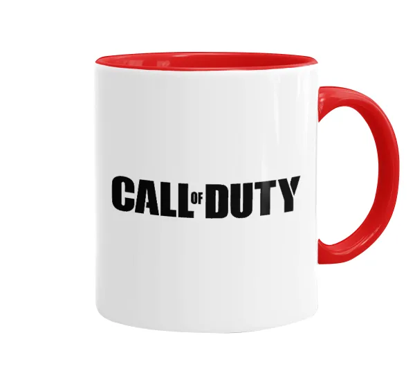 Call of Duty — Κούπα χρωματιστή κόκκινη, κεραμική, 330ml