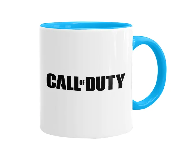 Call of Duty — Mug colored light blue, ceramic, 330ml