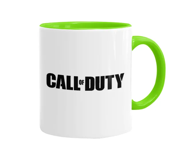 Call of Duty — Mug colored light green, ceramic, 330ml