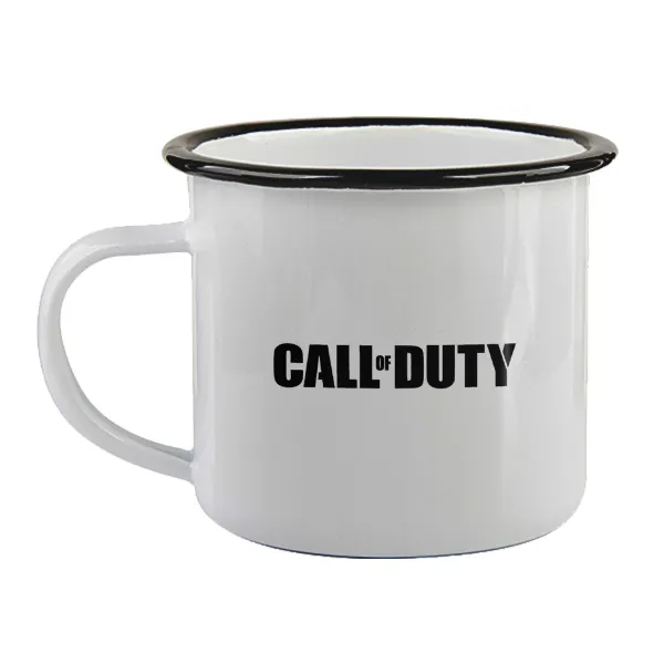 Call of Duty — Enamel mug with black rim, 360ml