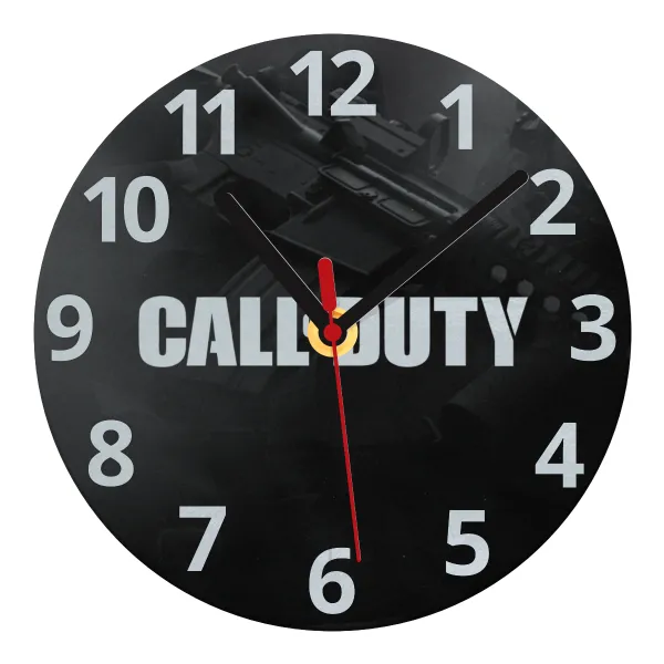 Call of Duty — Ρολόι τοίχου γυάλινο 20cm