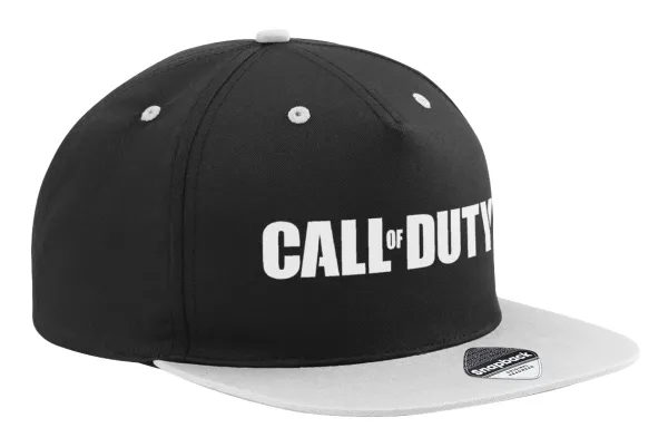 Call of Duty — Καπέλο Ενηλίκων Flat Snapback Μαύρο/Γκρι, (100% ΒΑΜΒΑΚΕΡΟ TWILL, ΕΝΗΛΙΚΩΝ, UNISEX, ONE SIZE)