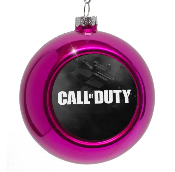 Call of Duty — Purple Christmas tree ornament bauble 8cm