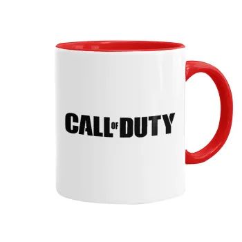 Call of Duty, Mug colored red, ceramic, 330ml