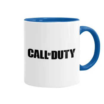 Call of Duty, Mug colored blue, ceramic, 330ml