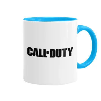 Call of Duty, Mug colored light blue, ceramic, 330ml