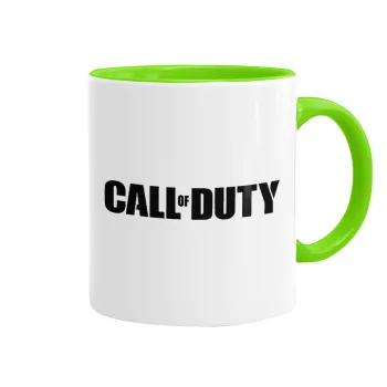 Call of Duty, Mug colored light green, ceramic, 330ml