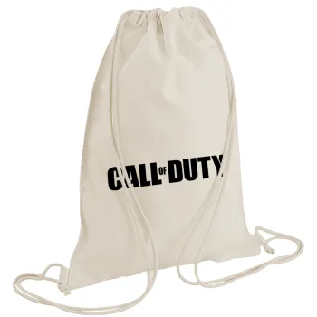 Call of Duty, Backpack bag GYMBAG natural (28x40cm)