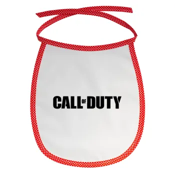 Call of Duty, Σαλιάρα μωρού αλέκιαστη με κορδόνι Κόκκινη