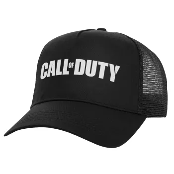 Call of Duty, Καπέλο Ενηλίκων Structured Trucker, με Δίχτυ, Μαύρο (100% ΒΑΜΒΑΚΕΡΟ, ΕΝΗΛΙΚΩΝ, UNISEX, ONE SIZE)