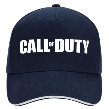 Call of Duty, DRILL Καπέλο Ενηλίκων Ultimate ΜΠΛΕ/ΛΕΥΚΟ, (100% ΒΑΜΒΑΚΕΡΟ, ΕΝΗΛΙΚΩΝ, UNISEX, ONE SIZE)