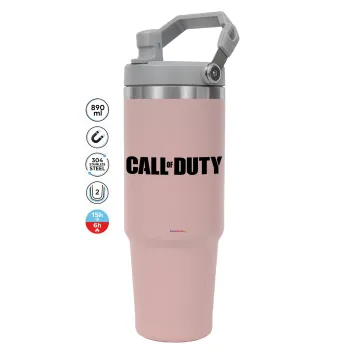 Call of Duty, ΡΟΖ χρώματος Θερμός Ανοξείδωτο 890ml (30oz) με χερούλι