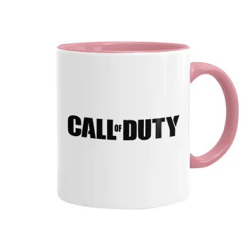 Call of Duty, Κούπα χρωματιστή ροζ, κεραμική, 330ml