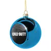 Blue Christmas tree ball ornament 8cm