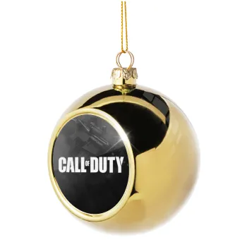Call of Duty, Στολίδι Χριστουγεννιάτικη μπάλα δένδρου Χρυσή 8cm