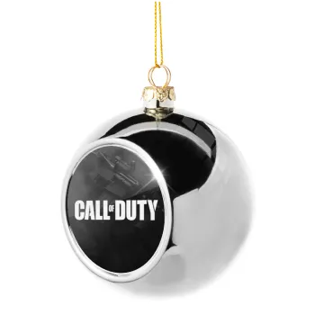 Call of Duty, Silver 8cm Christmas tree ball ornament
