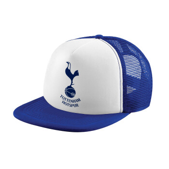 Tottenham Hotspur, Καπέλο Ενηλίκων Soft Trucker με Δίχτυ Blue/White (POLYESTER, ΕΝΗΛΙΚΩΝ, UNISEX, ONE SIZE)