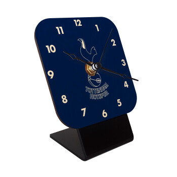 Tottenham Hotspur, Quartz Table clock in natural wood (10cm)