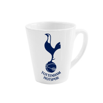 Tottenham Hotspur, Κούπα κωνική Latte Λευκή, κεραμική, 300ml