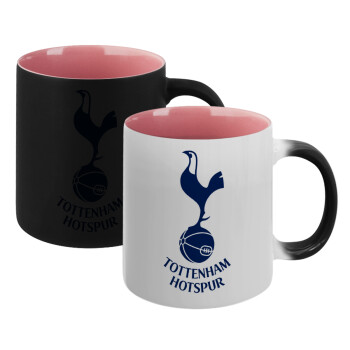 Tottenham Hotspur, Κούπα Μαγική εσωτερικό ΡΟΖ, κεραμική 330ml που αλλάζει χρώμα με το ζεστό ρόφημα