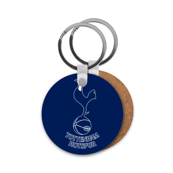 Tottenham Hotspur, Μπρελόκ Ξύλινο στρογγυλό MDF Φ5cm