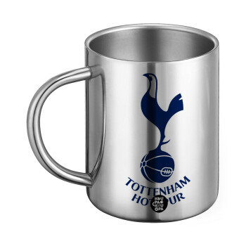 Tottenham Hotspur, Ανοξείδωτη Μεταλλική Κούπα 450ml - Διπλού Τοιχώματος