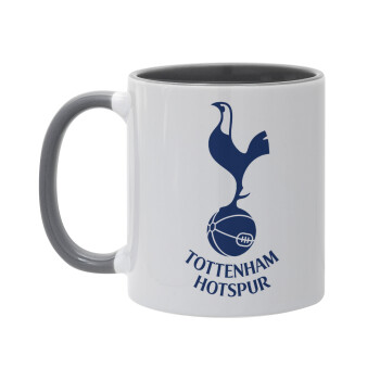 Tottenham Hotspur, Κούπα χρωματιστή γκρι, κεραμική, 330ml