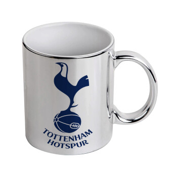 Tottenham Hotspur, Mug ceramic, silver mirror, 330ml