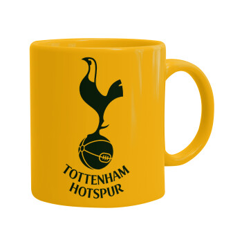 Tottenham Hotspur, Ceramic coffee mug yellow, 330ml (1pcs)