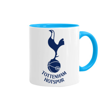 Tottenham Hotspur, Mug colored light blue, ceramic, 330ml