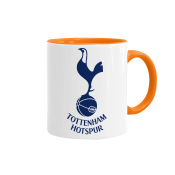 Tottenham Hotspur, Κούπα χρωματιστή πορτοκαλί, κεραμική, 330ml