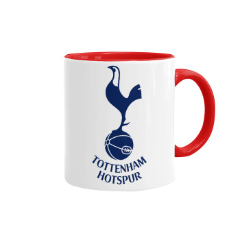 Tottenham Hotspur, Κούπα χρωματιστή κόκκινη, κεραμική, 330ml