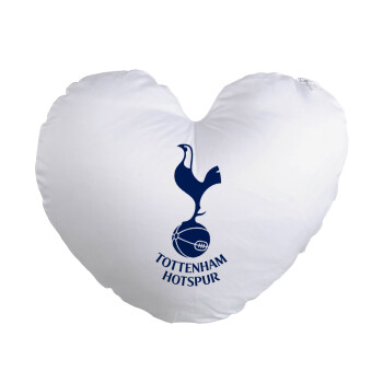 Tottenham Hotspur, Μαξιλάρι καναπέ καρδιά 40x40cm περιέχεται το  γέμισμα