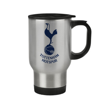 Tottenham Hotspur, Κούπα ταξιδιού ανοξείδωτη με καπάκι, διπλού τοιχώματος (θερμό) 450ml