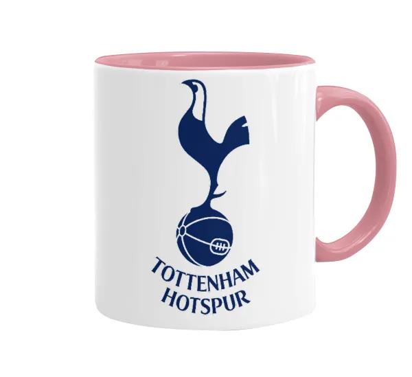 Tottenham Hotspur — Κούπα χρωματιστή ροζ, κεραμική, 330ml