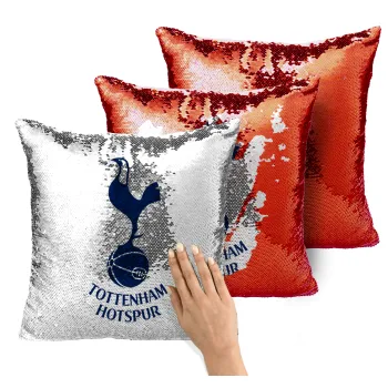 Tottenham Hotspur, Μαξιλάρι καναπέ Μαγικό Κόκκινο με πούλιες 40x40cm περιέχεται το γέμισμα