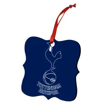 Tottenham Hotspur, Christmas ornament polygon wooden 7.5cm