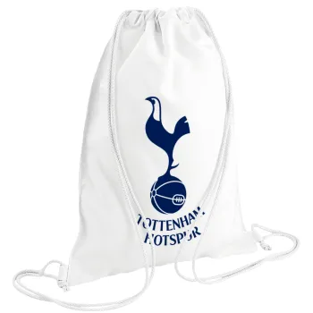 Tottenham Hotspur, Backpack pouch GYMBAG white (28x40cm)