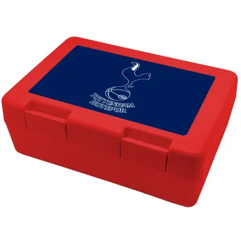 Tottenham Hotspur, Children's cookie container RED 185x128x65mm (BPA free plastic)