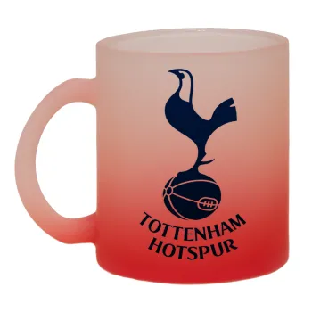 Tottenham Hotspur, Κούπα γυάλινη δίχρωμη με βάση το κόκκινο ματ, 330ml