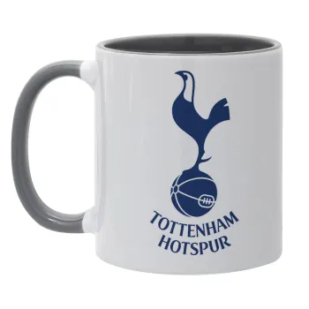Tottenham Hotspur, Κούπα χρωματιστή γκρι, κεραμική, 330ml