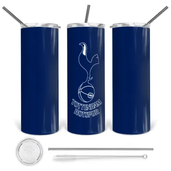 Tottenham Hotspur, Tumbler stainless steel 600ml, with metal straw & cleaning brush