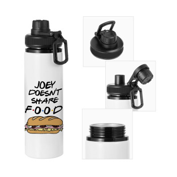 Joey Doesn't Share Food, Μεταλλικό παγούρι νερού με καπάκι ασφαλείας, αλουμινίου 850ml