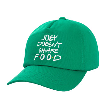 Joey Doesn't Share Food, Καπέλο Baseball, 100% Βαμβακερό, Low profile, Πράσινο
