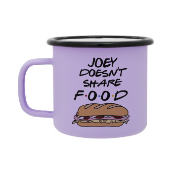 Joey Doesn't Share Food, Κούπα Μεταλλική εμαγιέ ΜΑΤ Light Pastel Purple 360ml
