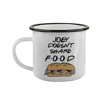 Joey Doesn't Share Food, Κούπα εμαγιέ με μαύρο χείλος 360ml