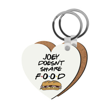 Joey Doesn't Share Food, Μπρελόκ Ξύλινο καρδιά MDF