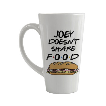 Joey Doesn't Share Food, Κούπα κωνική Latte Μεγάλη, κεραμική, 450ml